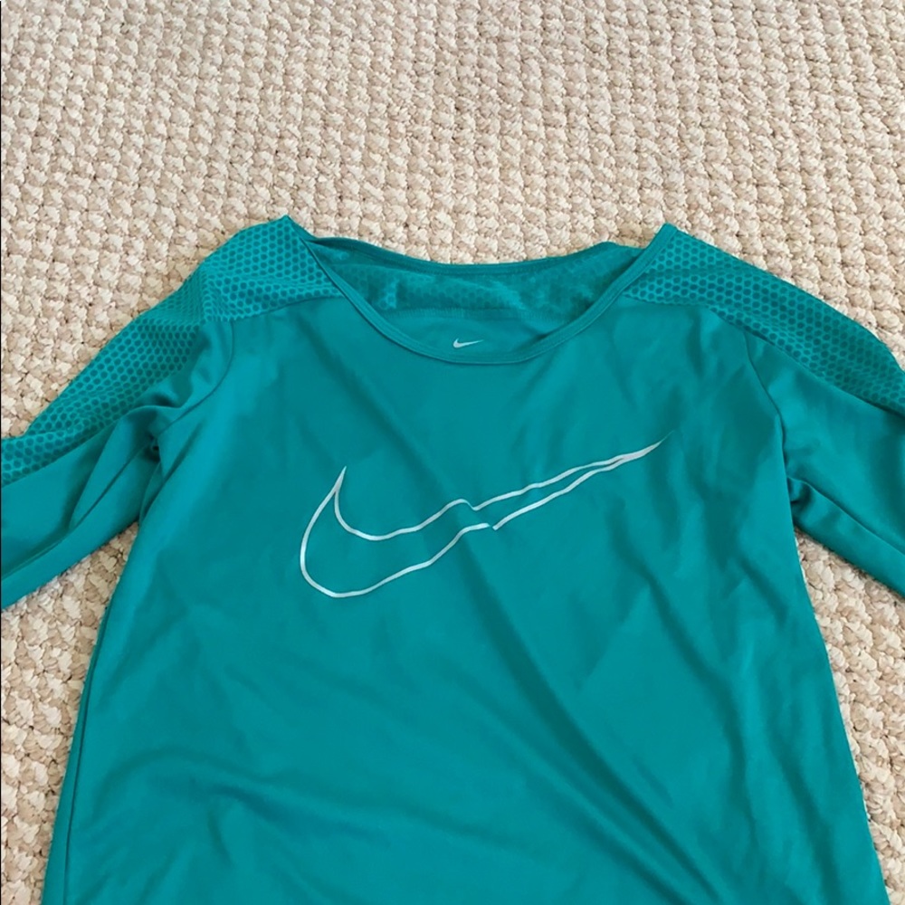 Nike blue workout shirt